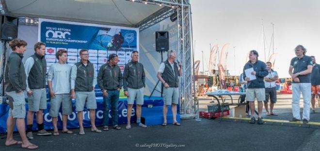 El Pocko awarded for winning Garmin Offshore Race - Volvo Estonia ORC European Championship © Pavel Nesvadba